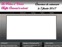 Tablet Screenshot of lepalacedorient.fr